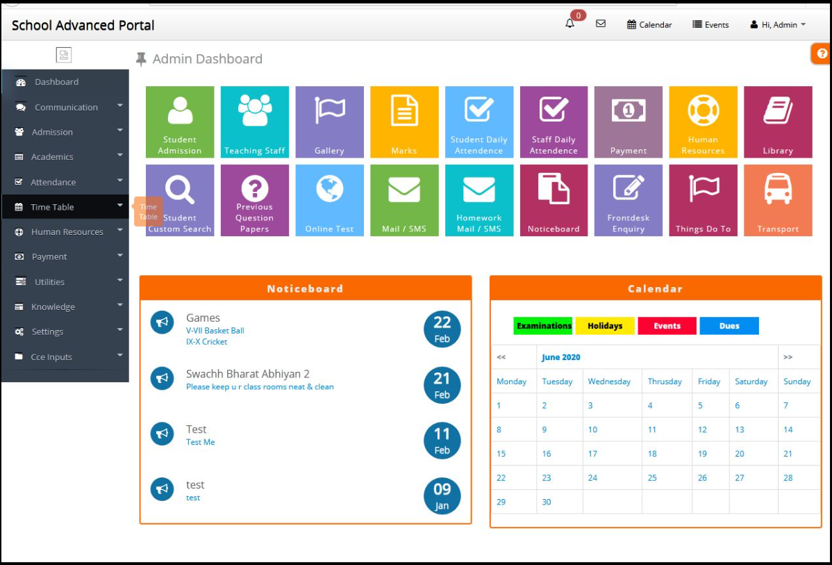 Web-Based Student Information System